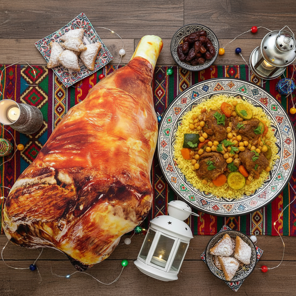 🍗😱 وسادة فخذ الشواء الملكية — الضيف اللي ما يتوقعوش!