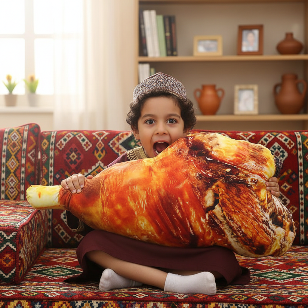 🍗😱 وسادة فخذ الشواء الملكية — الضيف اللي ما يتوقعوش!